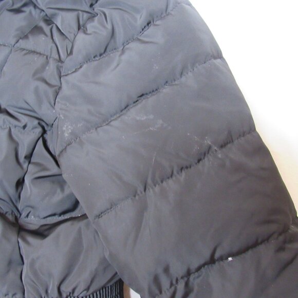 Cole Haan Black Signature Hooded Taffeta Down Puffer Coat Women's S Small - Picture 10 of 12
